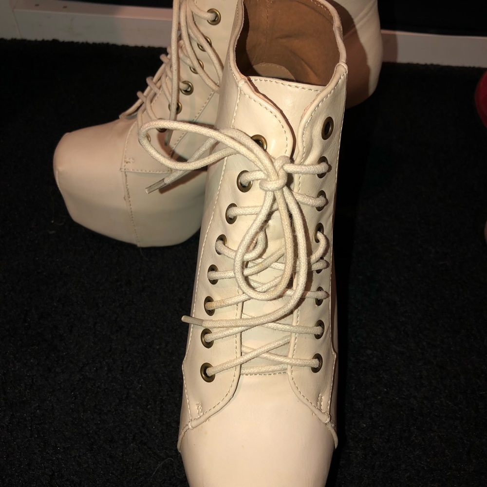 Laceup Platform Booties - image 4